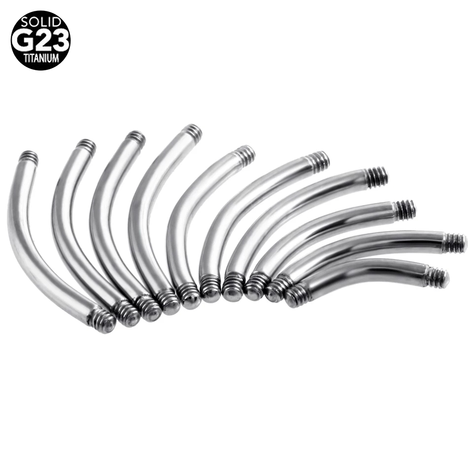 Belly Bar Titanium - 50 cái/lốc 14 gam 16 gam