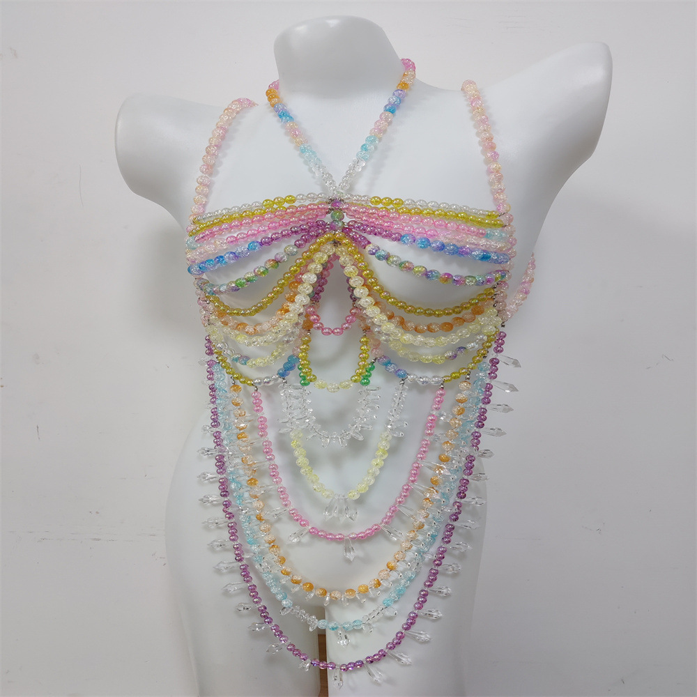 Body Jewelry Vest - Woman Body Jewelry Europe And The