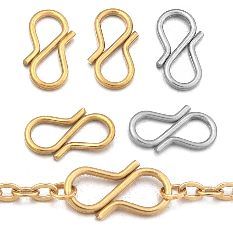 Body Jewelry Diy - 30pcs Stainless Steel S Shape End