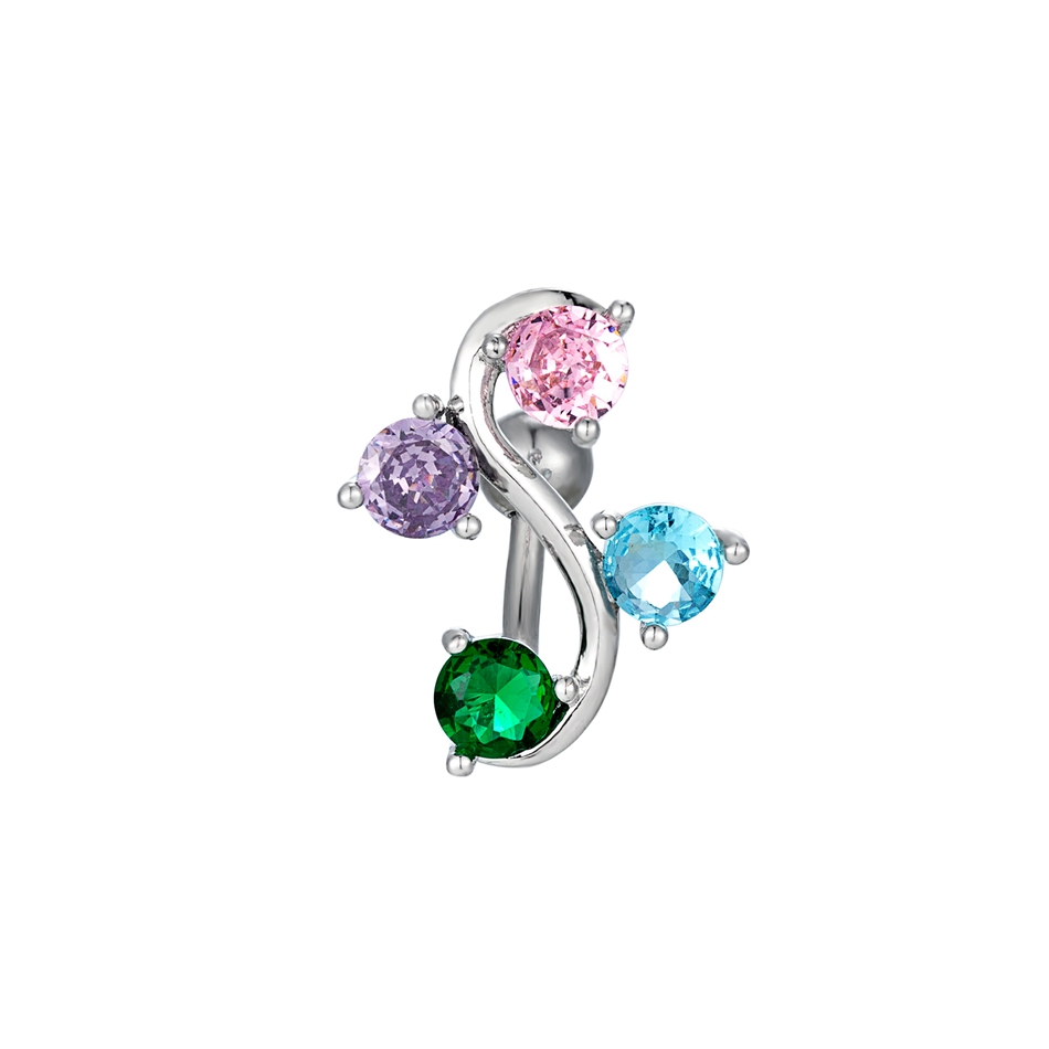 Body Jewelry Shop - Stainless Steel Curved Belly Ring with