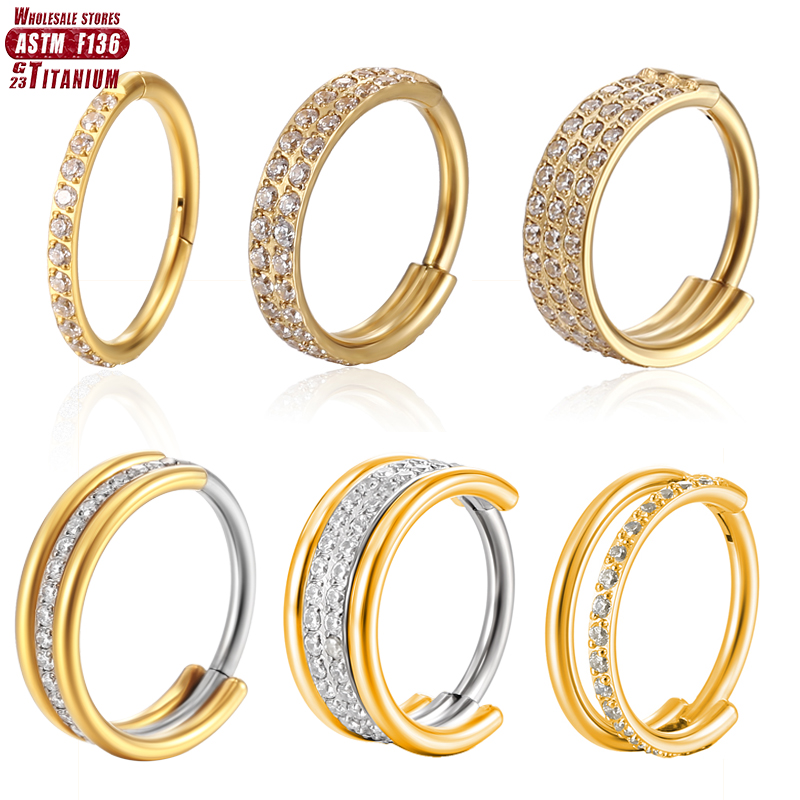 Body Jewelry Implant Grade - F136 Titanium Nose Ring Implant Grade