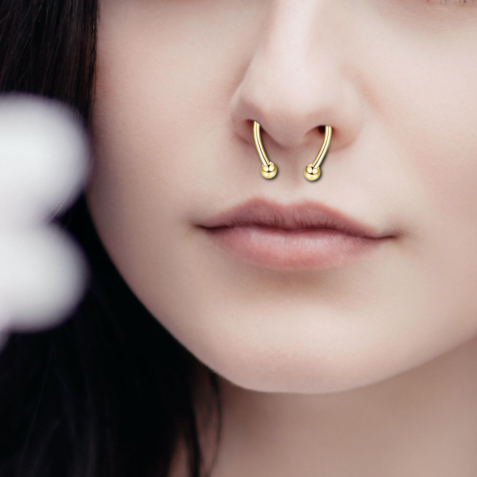 Body Jewelry Shop - Stainless Steel Magnetic Fake Nose Ring