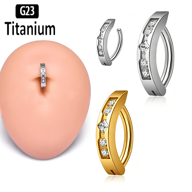 Body Jewelry Implant Grade - Implant Grade ASTM F136 Titanium Cz