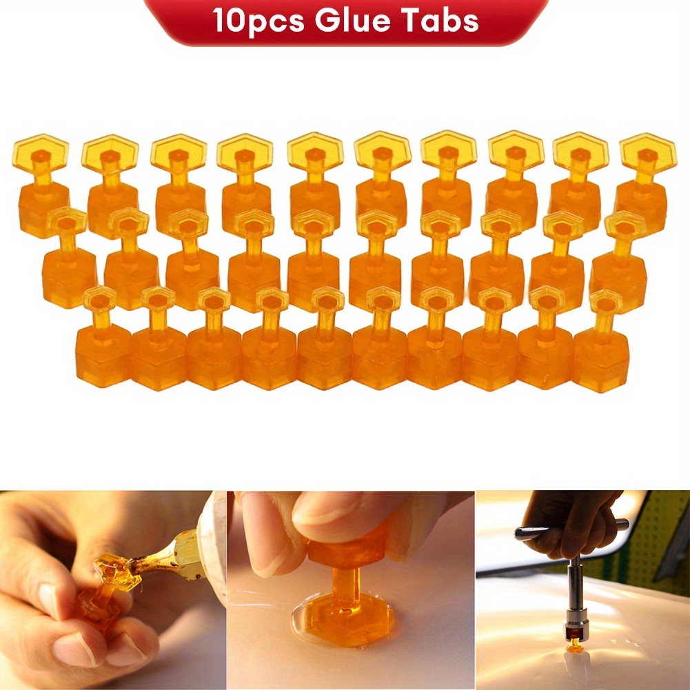 Body Jewelry Glue - 10pcs Glue Tabs for Paintless Dent
