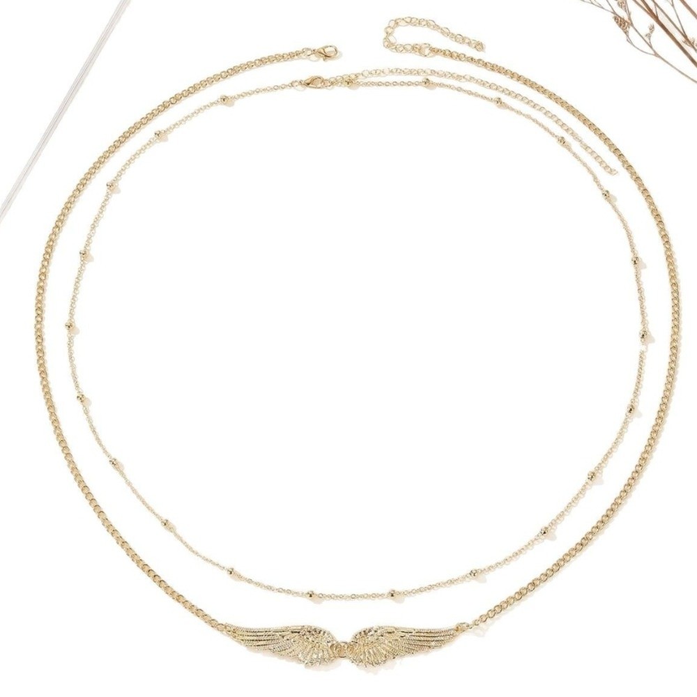 Body Jewelry Bulk - Trendy Elegant Double Layer Wings Body