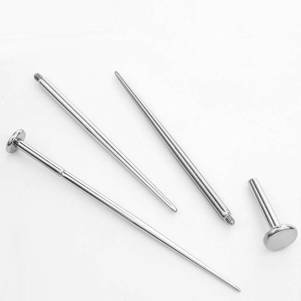 2 pcs Stainless Steel Piercing - đánh giá và giá Body Jewelry Threadless