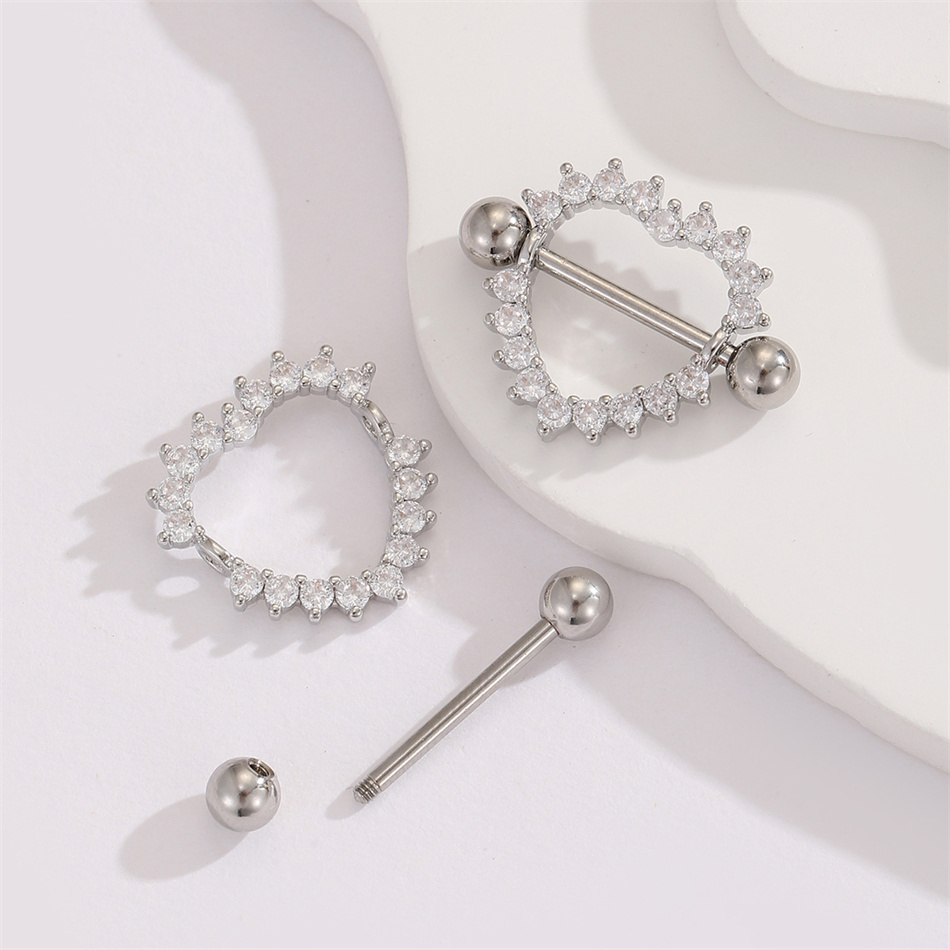 1 Pair Titanium Nipple Piercin - đánh giá và giá Belly Bar Titanium