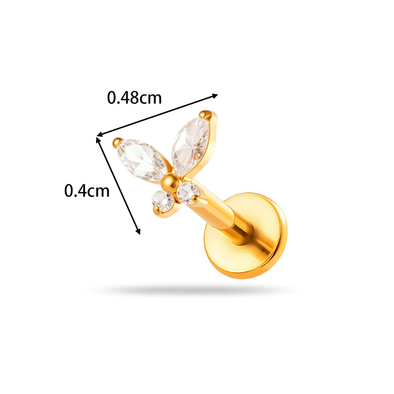 1PC G23 Titanium 16G Threadles - đánh giá và giá Body Jewelry Threadless