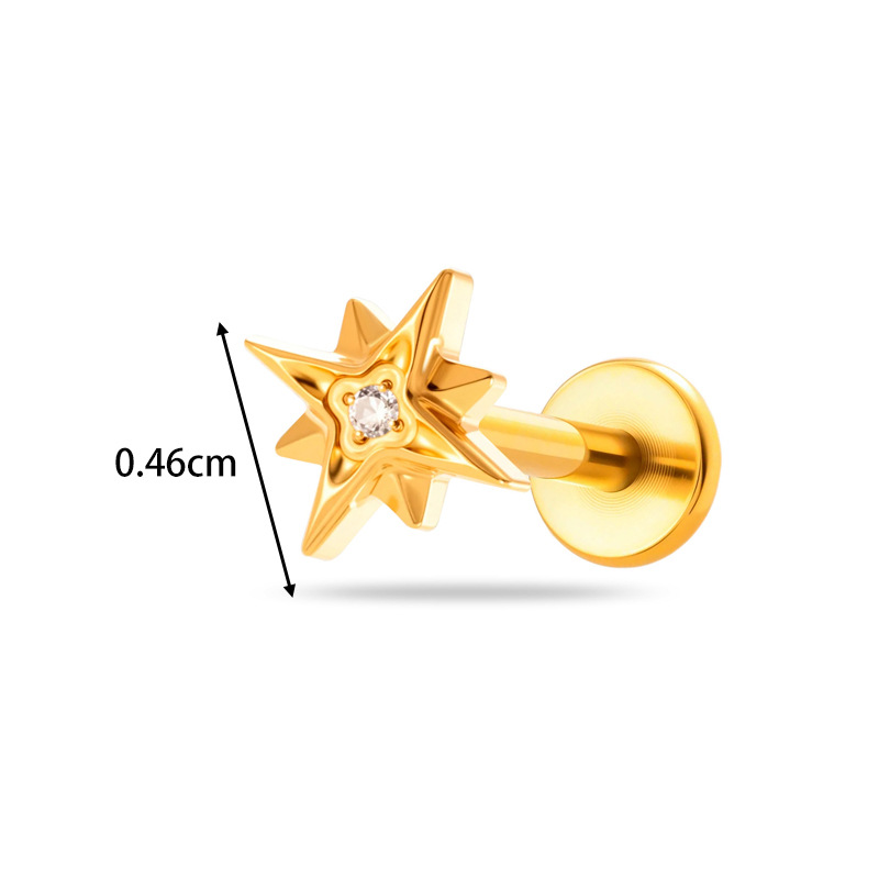 1PC G23 Titanium 16G Threadles - đánh giá và giá Body Jewelry Threadless
