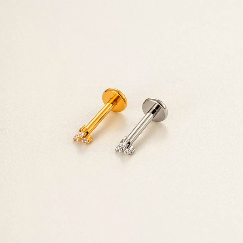 1PC G23 Titanium 16G Threadles - đánh giá và giá Body Jewelry Threadless