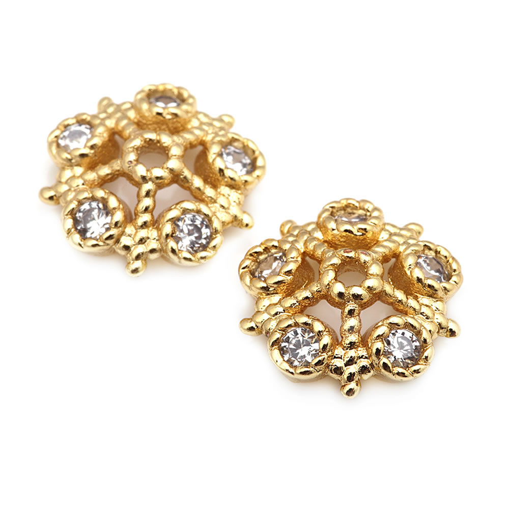 18K Gold Color Brass and Zirco - đánh giá và giá Body Jewelry High Quality