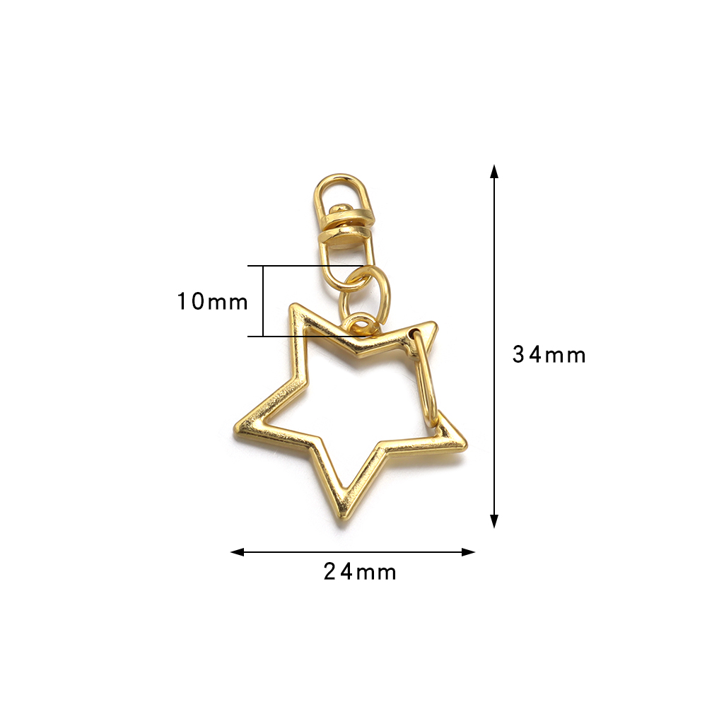10Pcs Alloy Star Shaped Snap K - đánh giá và giá Body Jewelry Diy