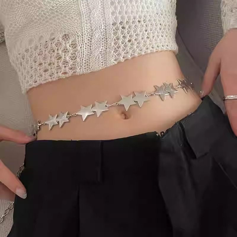 Women Y2K Silver Color Star Wa - đánh giá và giá Body Jewelry Y2K