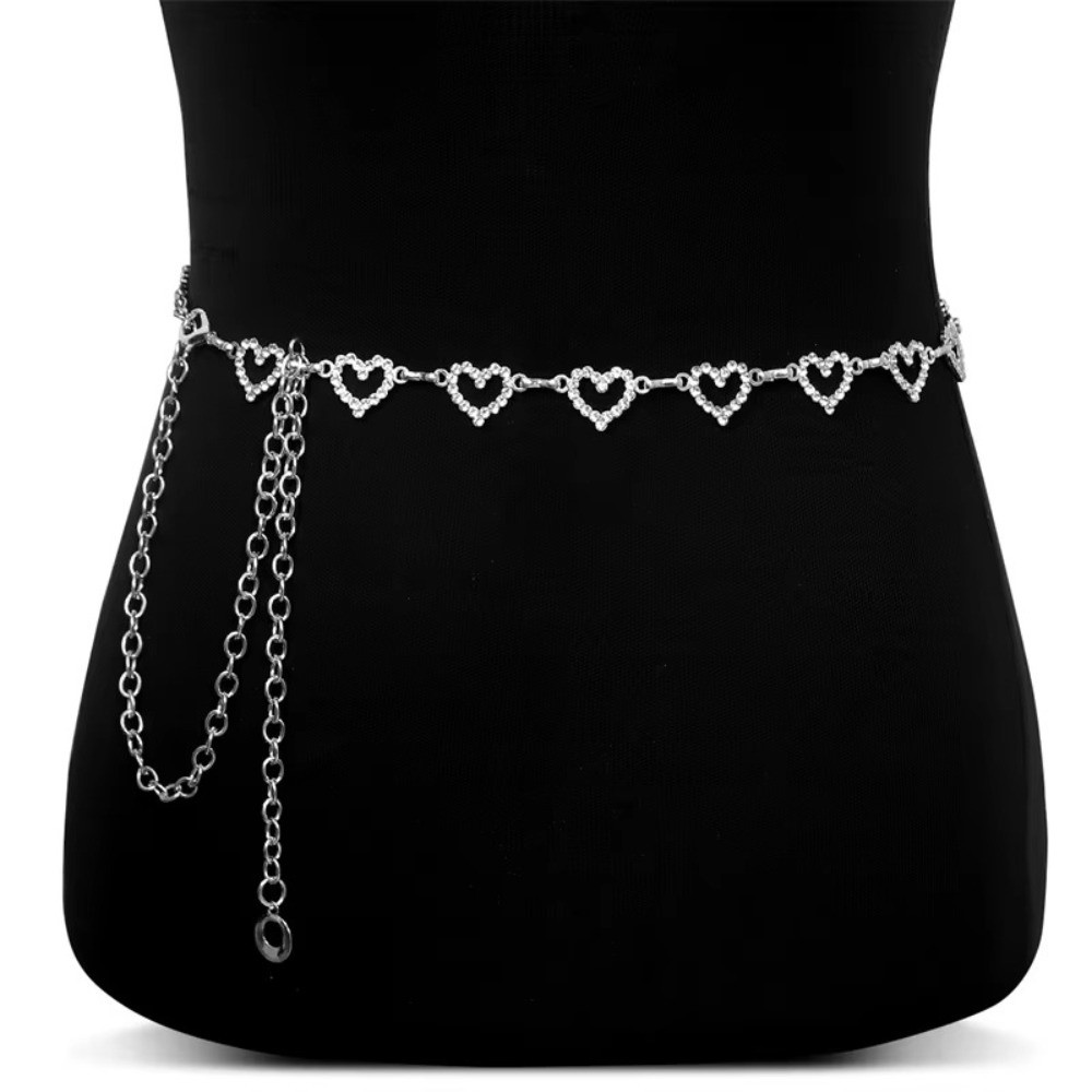 Fashion Tassel Heart Waist Cha - đánh giá và giá Body Jewelry Y2K