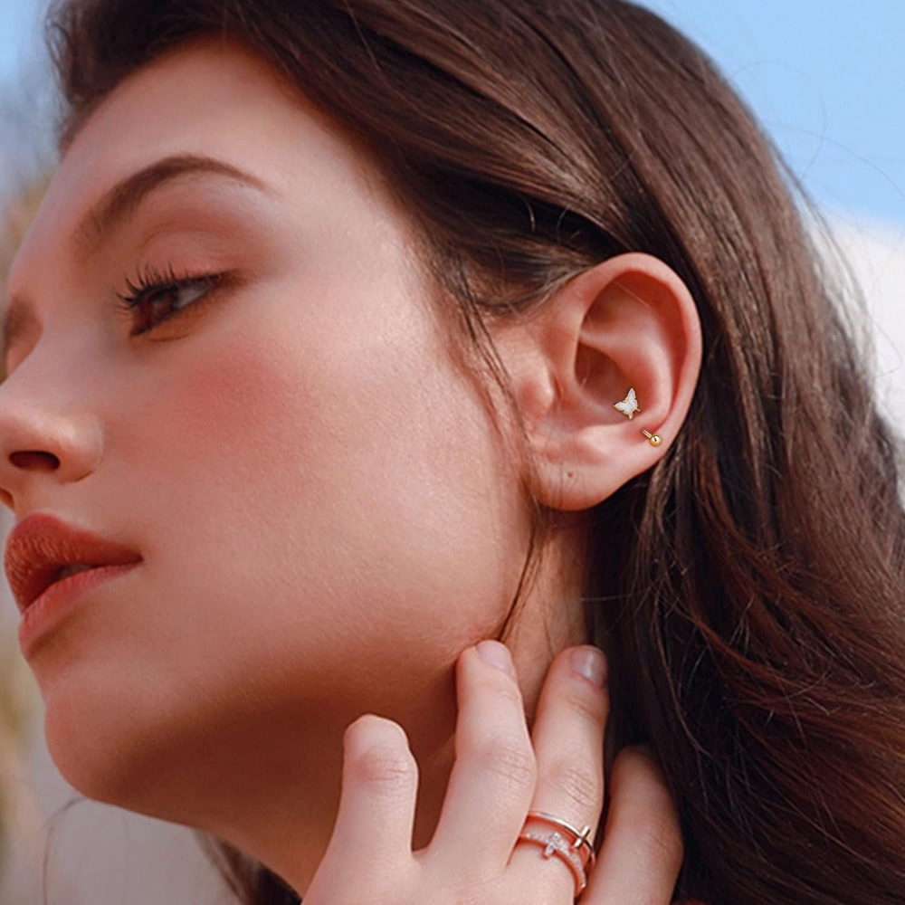 Florideco 1PC Stainless Steel  - đánh giá và giá Belly Bar Titanium