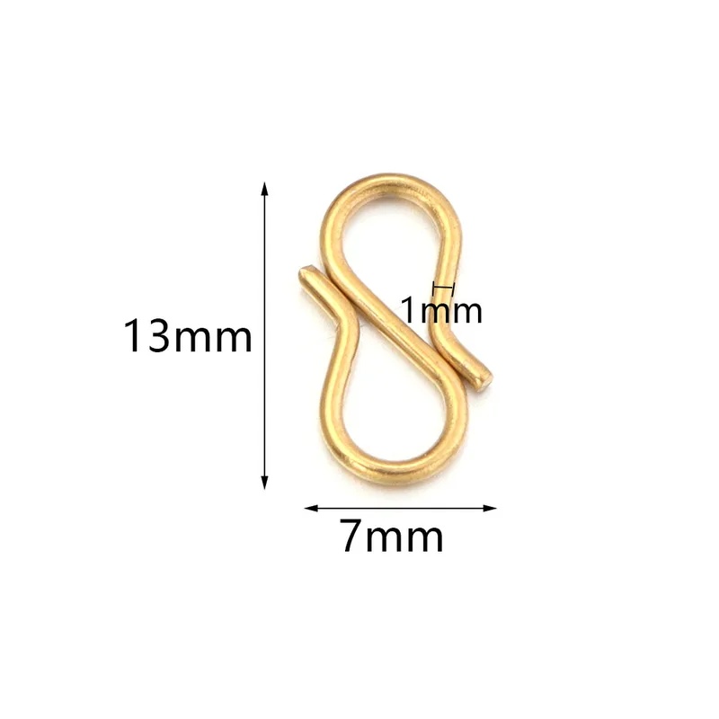 30pcs Stainless Steel S Shape  - đánh giá và giá Body Jewelry Diy