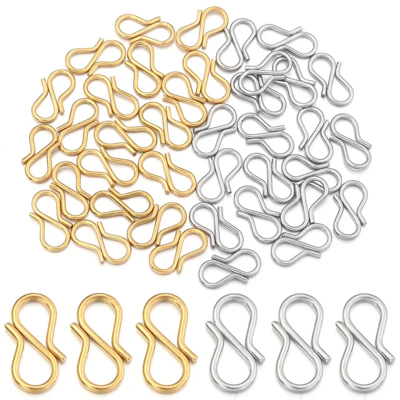 30pcs Stainless Steel S Shape  - đánh giá và giá Body Jewelry Diy