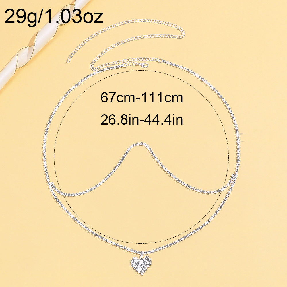 Rhinestone Double Layer Full P - đánh giá và giá Body Jewelry Y2K