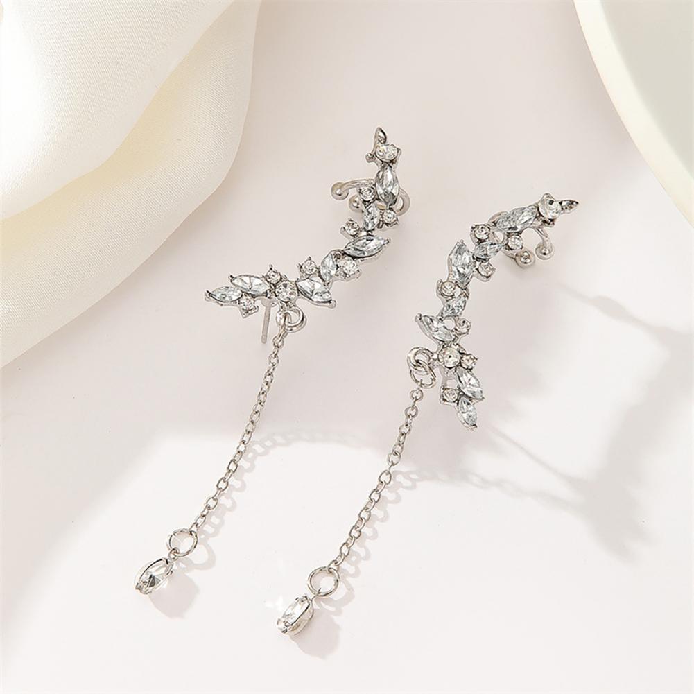 Long Tassel Earrings Diamond F - đánh giá và giá Cluster Stud Ear