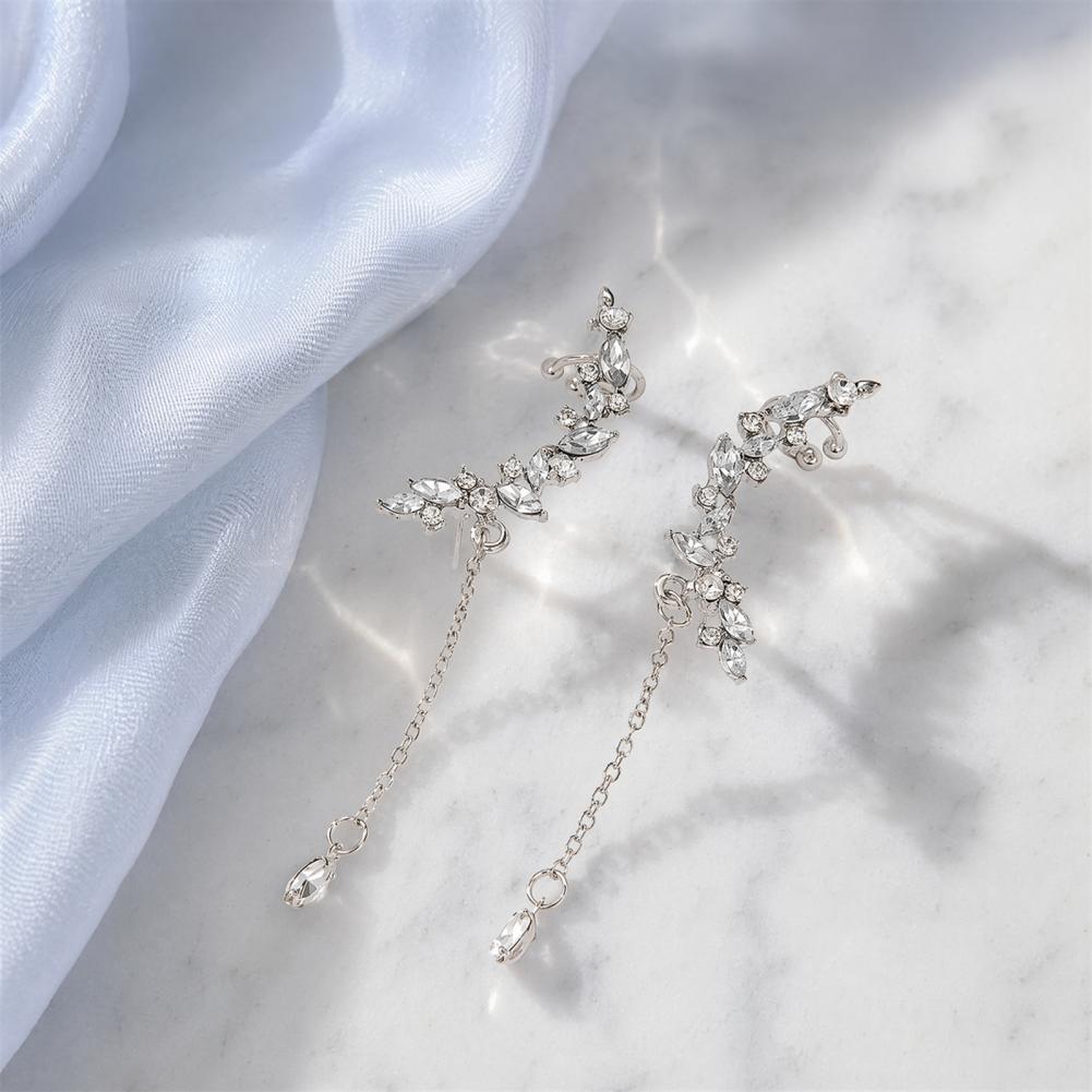 Long Tassel Earrings Diamond F - đánh giá và giá Cluster Stud Ear