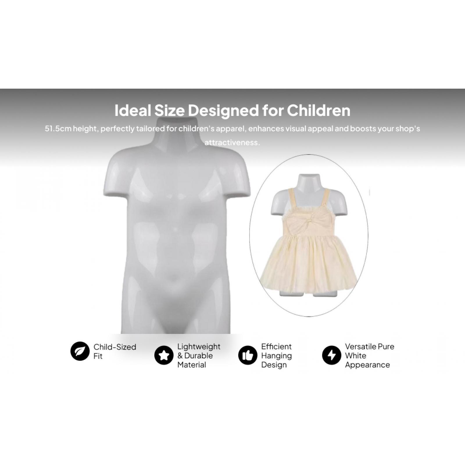 Kid Mannequin Torso Child Mann - đánh giá và giá Body Jewelry Shop