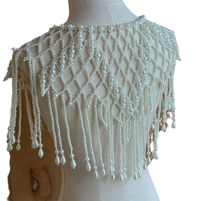 Victorian Inspired Beaded Shaw - đánh giá và giá Body Jewelry Vest