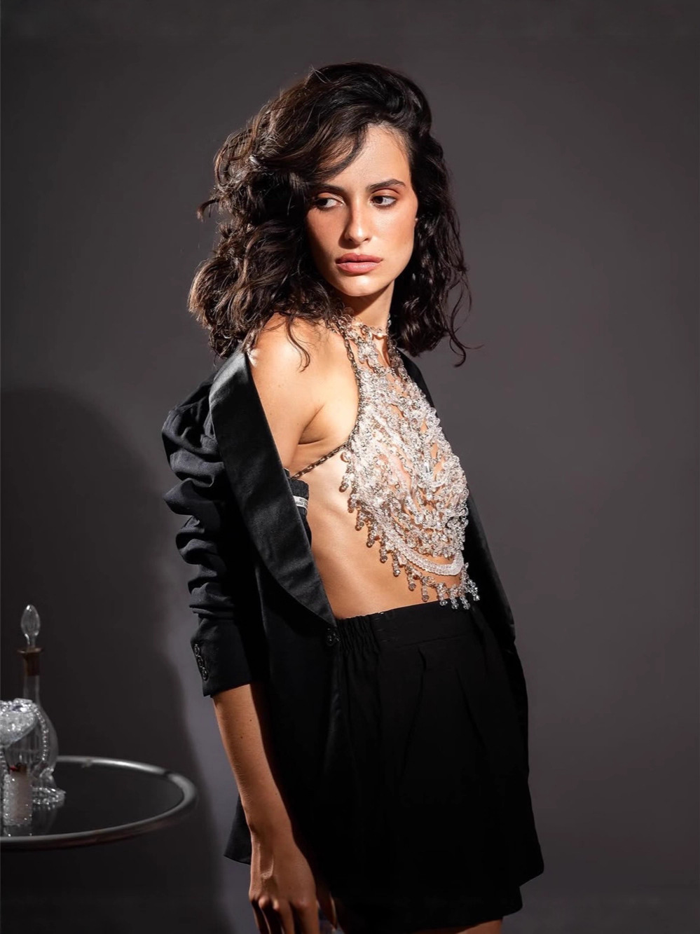 Handmade Beaded Vest Clear Cry - đánh giá và giá Body Jewelry Vest