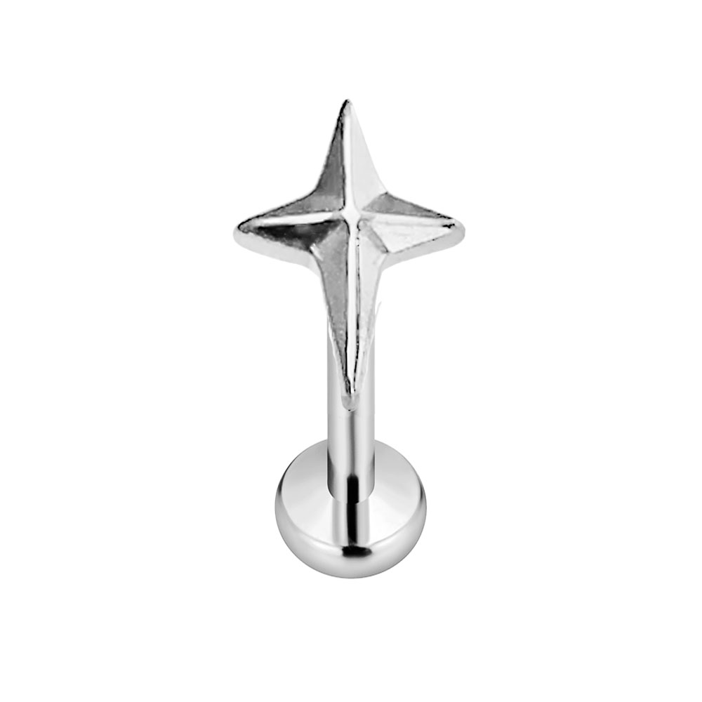 ASTM F136 G23 Titanium Star Cr - đánh giá và giá Body Jewelry Threadless