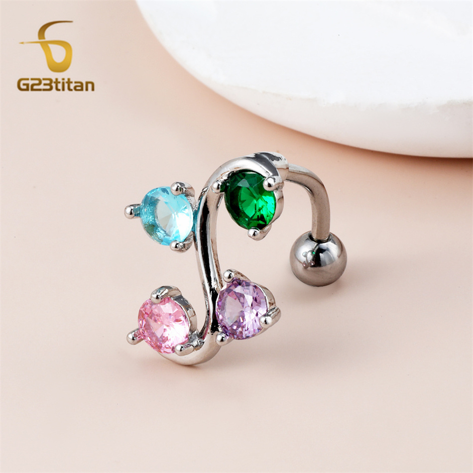 Stainless Steel Curved Belly R - đánh giá và giá Body Jewelry Shop