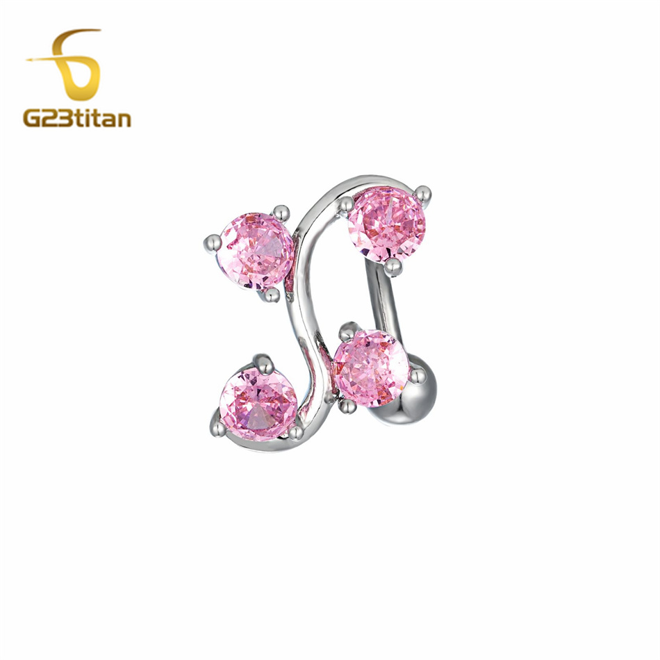 Stainless Steel Curved Belly R - đánh giá và giá Body Jewelry Shop