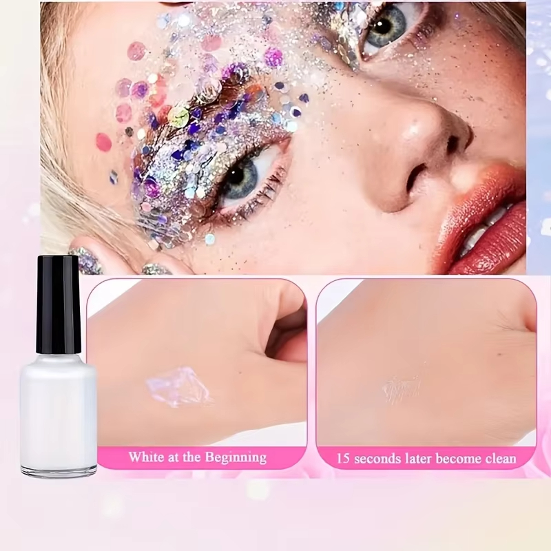 12 Colors of Glitter DIY Flash - đánh giá và giá Body Jewelry Glue