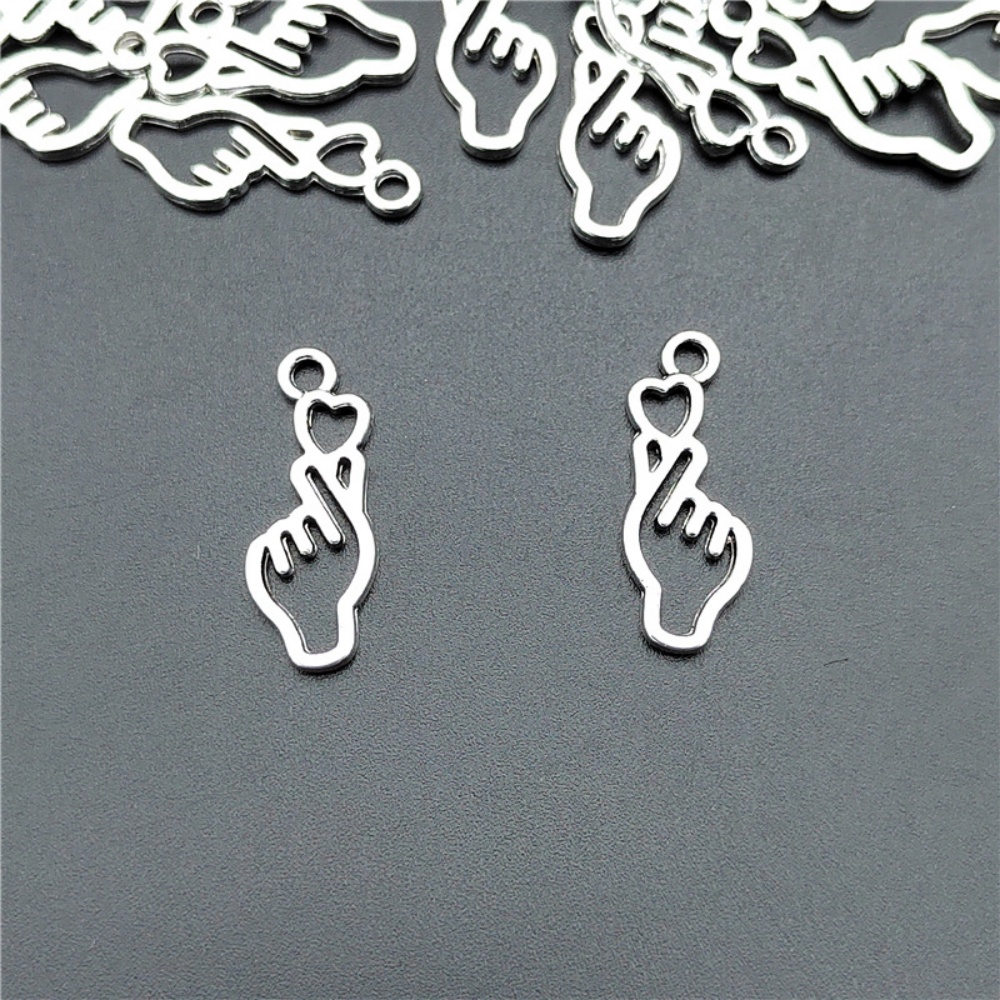 10-100pcs Finger Heart Diy Jew - đánh giá và giá Body Jewelry Y2K