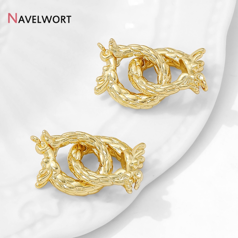 14K Gold Plated Brass Dragon S - đánh giá và giá Body Jewelry Diy
