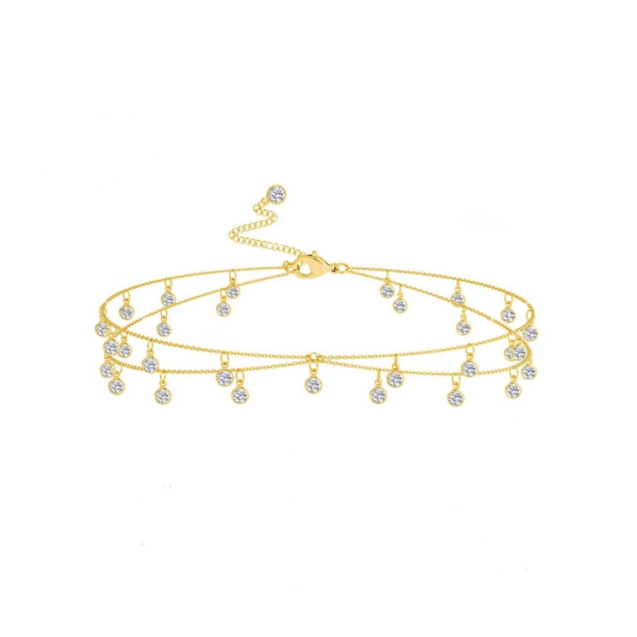 Fashion Boho Double Layer Rhin - đánh giá và giá Body Jewelry Bulk