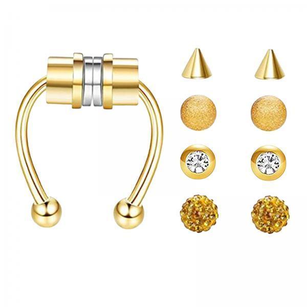 Stainless Steel Magnetic Fake  - đánh giá và giá Body Jewelry Shop