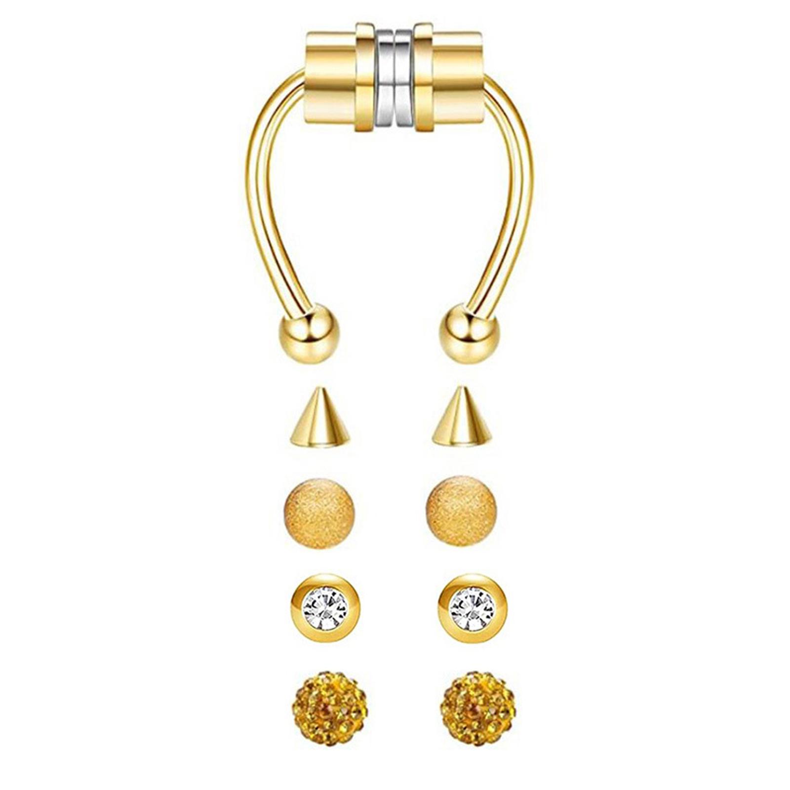 Stainless Steel Magnetic Fake  - đánh giá và giá Body Jewelry Shop