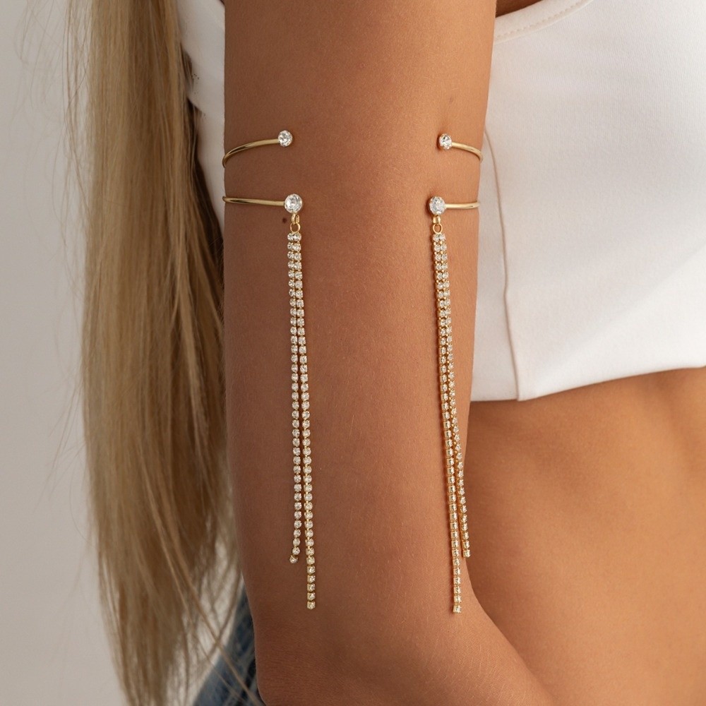 Chic Y2K Style Rhinestone Arm  - đánh giá và giá Body Jewelry Y2K