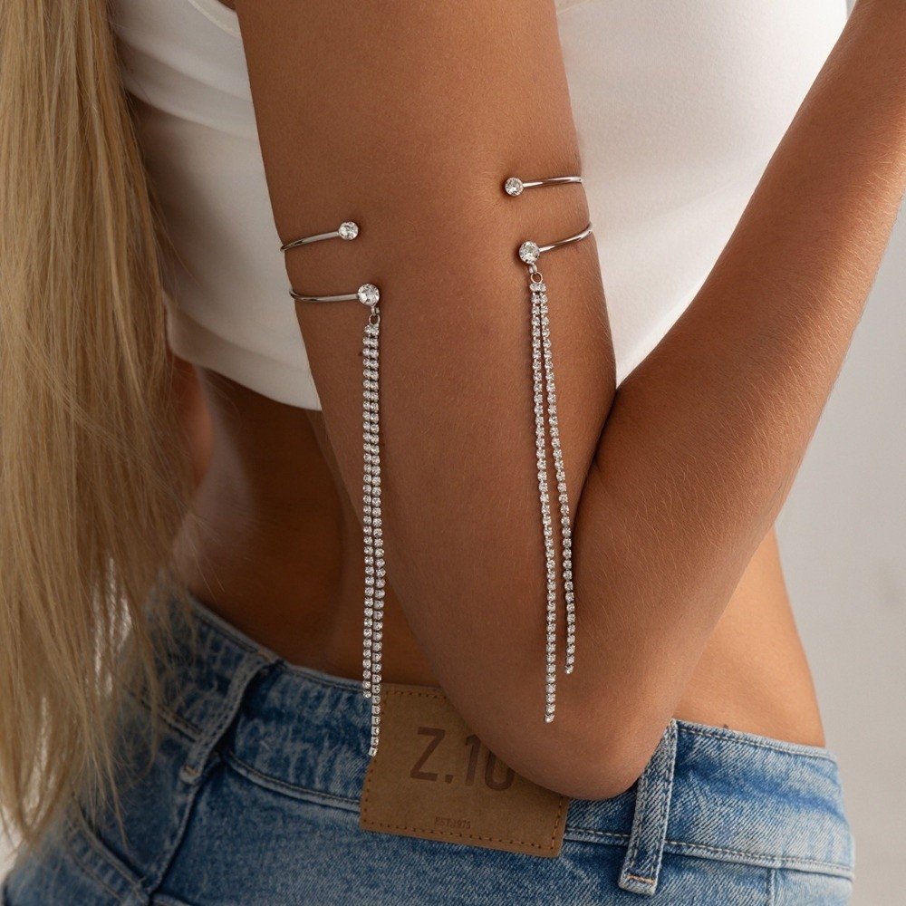 Chic Y2K Style Rhinestone Arm  - đánh giá và giá Body Jewelry Y2K