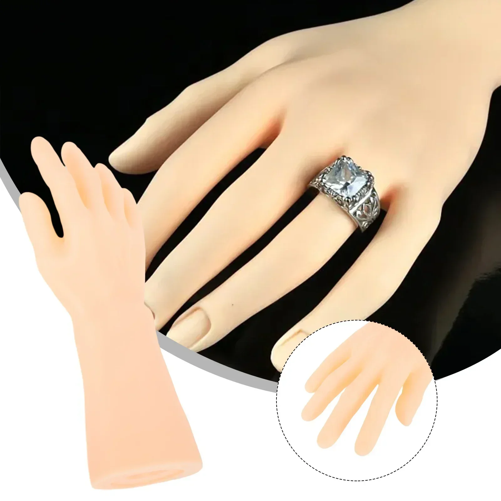 Male Right Hand Silicone Displ - đánh giá và giá Body Jewelry Shop