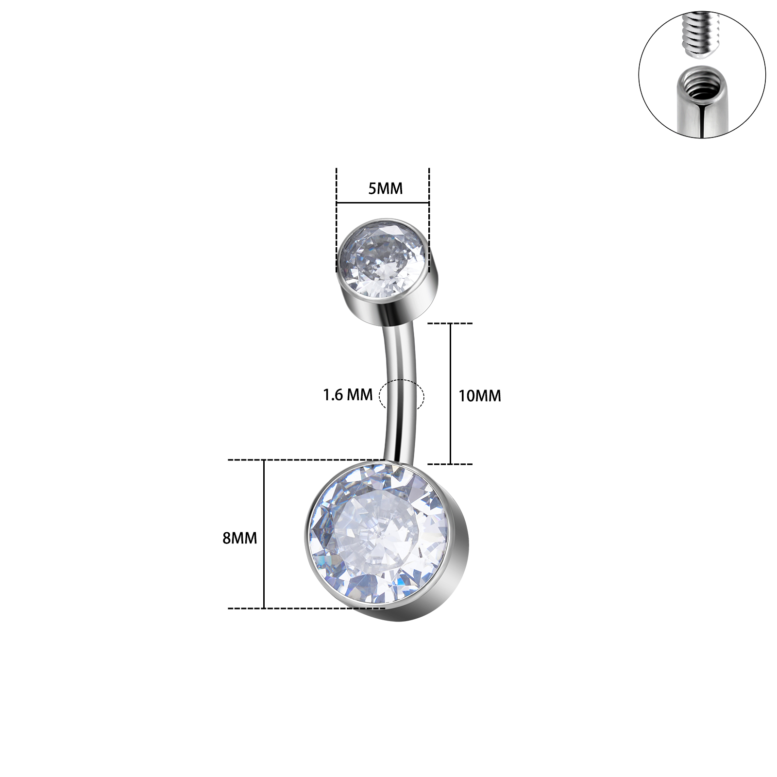 Implant Grade G23 Titanium 14G - đánh giá và giá Body Jewelry Implant Grade