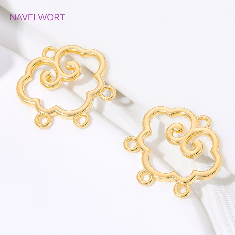 1/2/4Pcs 18K Gold Plated Brass - đánh giá và giá Body Jewelry Diy