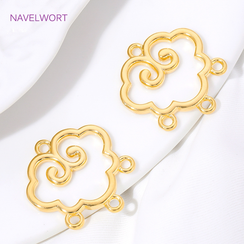 1/2/4Pcs 18K Gold Plated Brass - đánh giá và giá Body Jewelry Diy