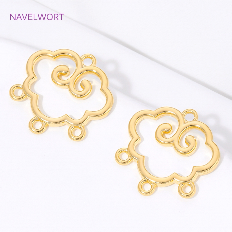1/2/4Pcs 18K Gold Plated Brass - đánh giá và giá Body Jewelry Diy