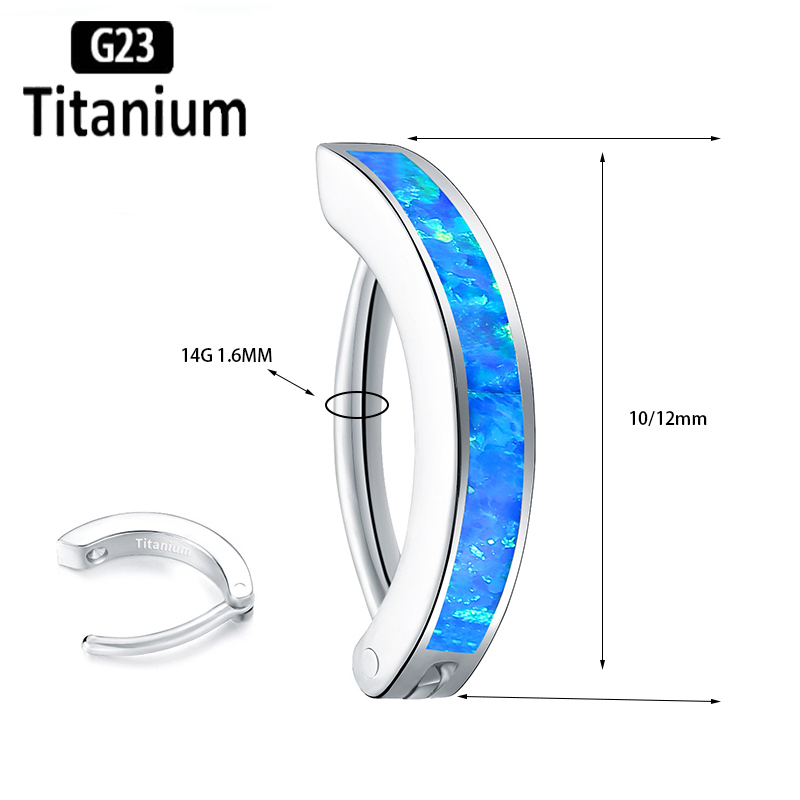 1PC 14G Implant Grade G23 Tita - đánh giá và giá Body Jewelry Implant Grade