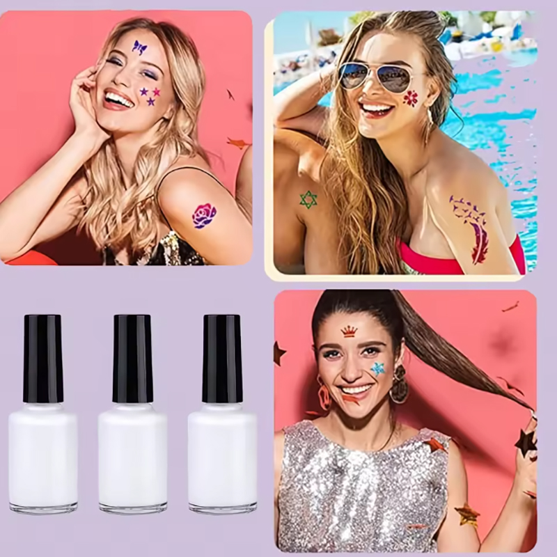 3-Pack Liquid Body Paint Glue  - đánh giá và giá Body Jewelry Glue