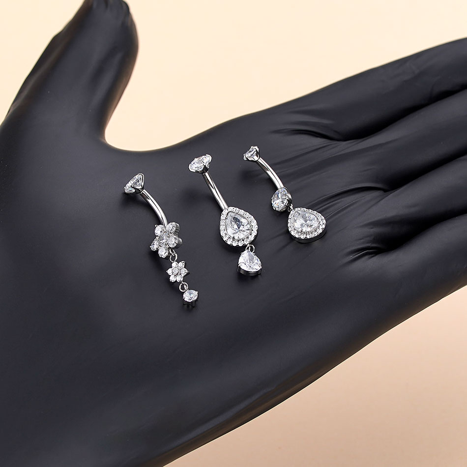 1Pc G23 Titanium Dangle Belly  - đánh giá và giá Belly Bar Titanium