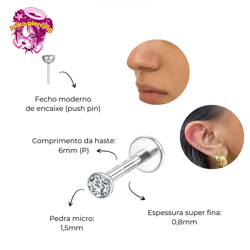 10Pcs ASTM F136 Titanium 20G/1 - đánh giá và giá Body Jewelry Threadless