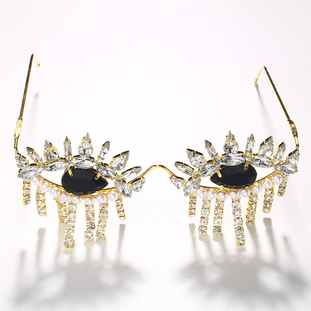 Stonefans Tassel Glasses Frame - đánh giá và giá Body Jewelry Y2K