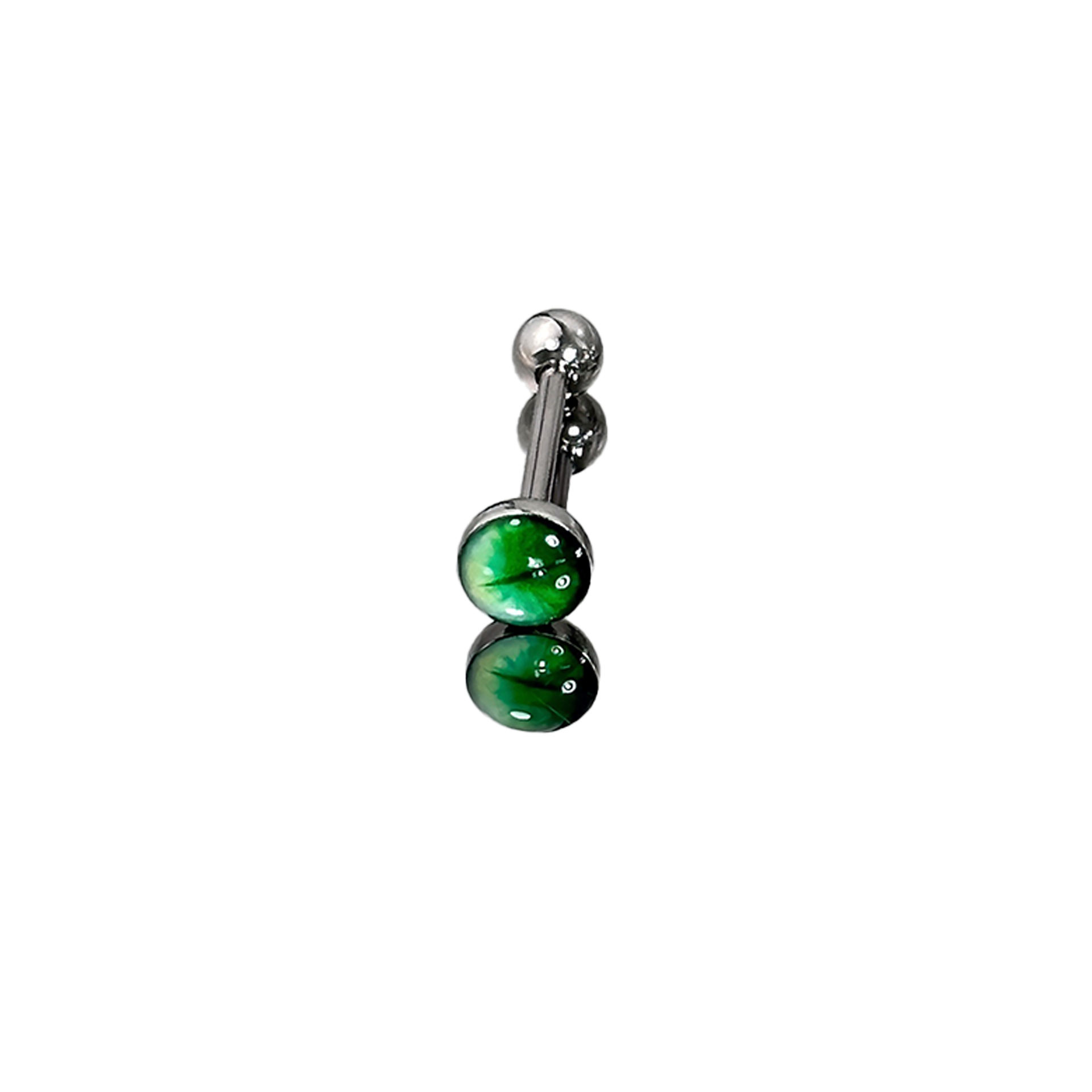 1Pc High-Quality Trendy Green  - đánh giá và giá Body Jewelry High Quality