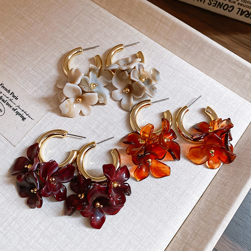 Maillard Flower Clusters Drop  - đánh giá và giá Cluster Stud Ear